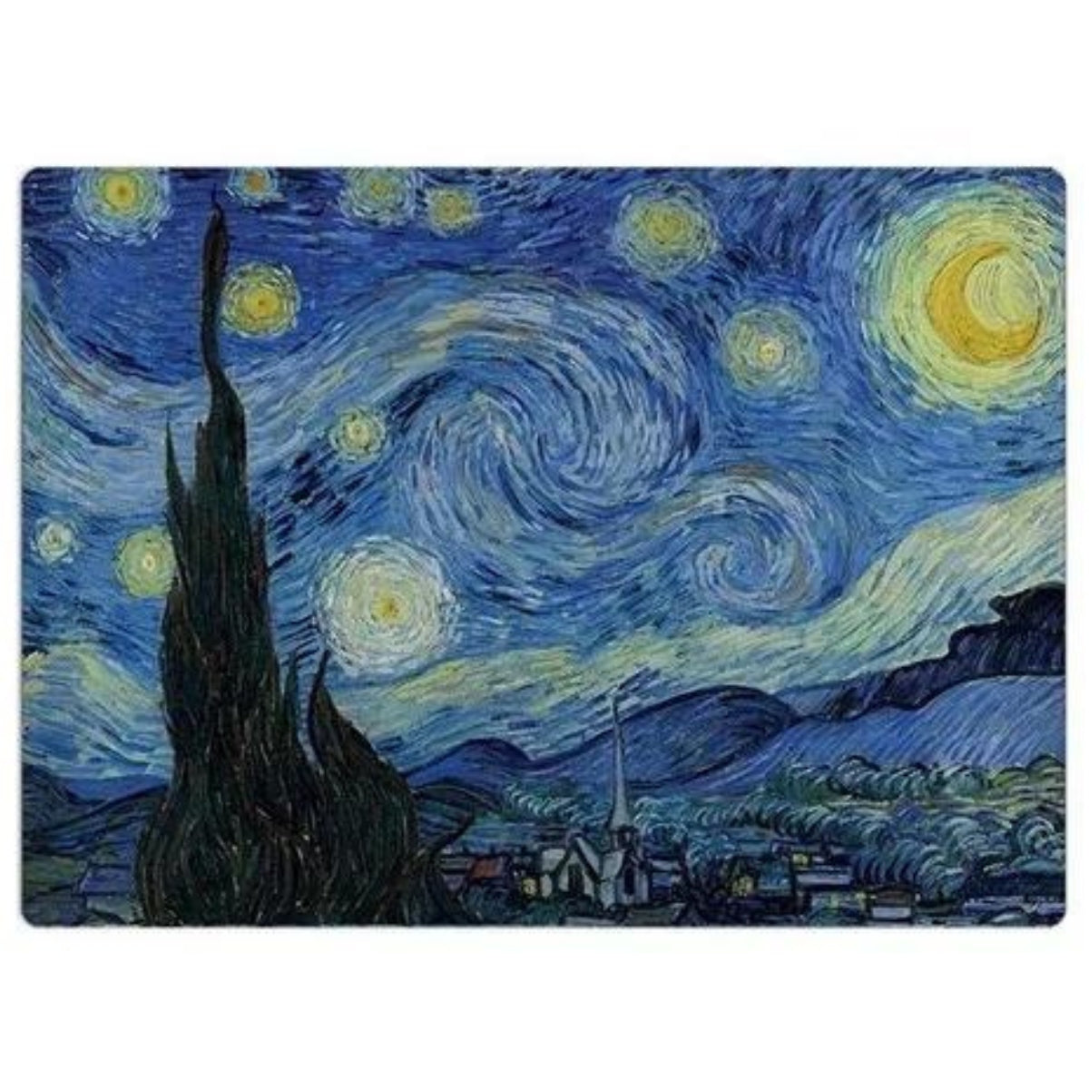 Noite Estrelada de Van Gogh Quebra-Cabeça - 500 peças - Game Office Toyster Noite Estrelada de Van Gogh Quebra-Cabeça - 500 peças - Game Office Toyster